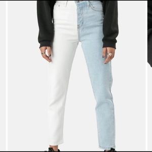 Adika High Waist Color Block Jeans sz 28